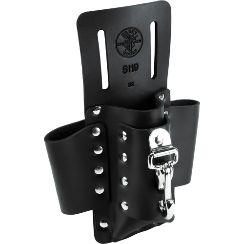 Tool Pouches, Multiple Tool Holder, Leather, 4 Pockets Nassau Supply