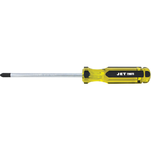 Phillips Jumbo Handle Screwdriver, #3, 6" L, Plastic/Steel/Aluminium/Wood/Cushion Grip/Magnetic/ESD-Safe Handle Nassau Supply