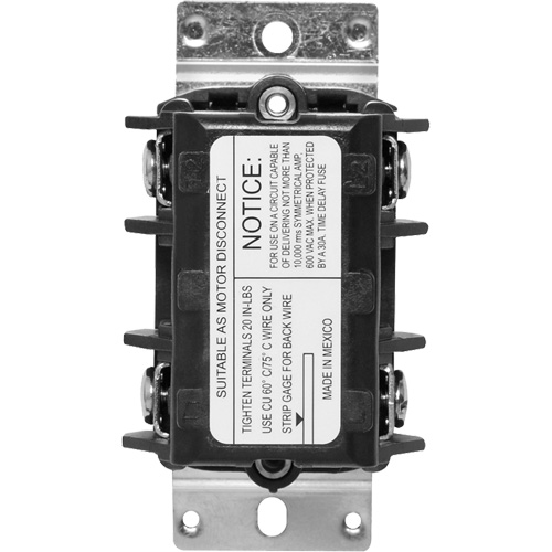 Single Phase Double Pole Disconnect Switch Nassau Supply