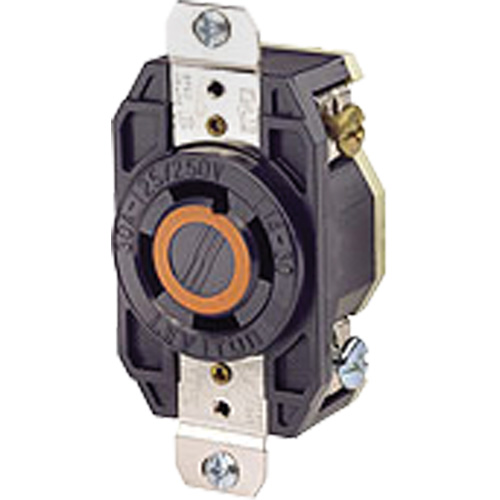 Single Flush 3-Pole 4-Wire Grounding Receptacle Nassau Supply