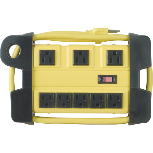 Bloc d'alimentation pour atelier, 8 Prise(s), 6', 15 A, 1875 W, 125 V Nassau Supply