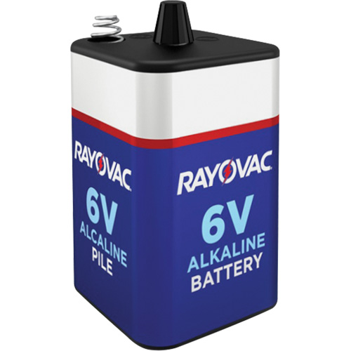Alkaline Battery with Spring Terminals, D, 6 Nassau Supply