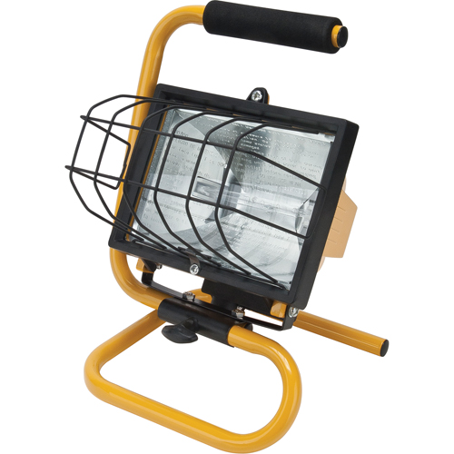 Projecteur portatif, Halog&egrave;ne, 500 W, 8000 lumens, Boîtier en Acier Nassau Supply
