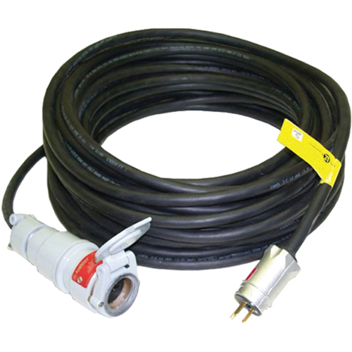 Heavy-Duty Neoprene Extension Cords, Indoor/Outdoor, SOOW, 12/3 AWG, 15 A, 100' Nassau Supply
