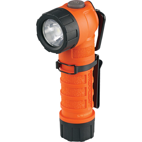PolyTac&reg; 90 X Right Angle Flashlight, LED, CR123A Batteries, Polymer Nassau Supply