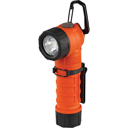 PolyTac&reg; 90 X Right Angle Flashlight, LED, CR123A Batteries, Polymer Nassau Supply
