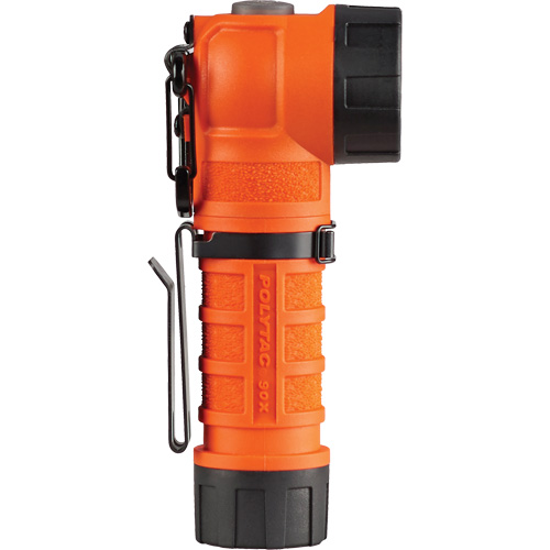 PolyTac&reg; 90 X Right Angle Flashlight, LED, CR123A Batteries, Polymer Nassau Supply