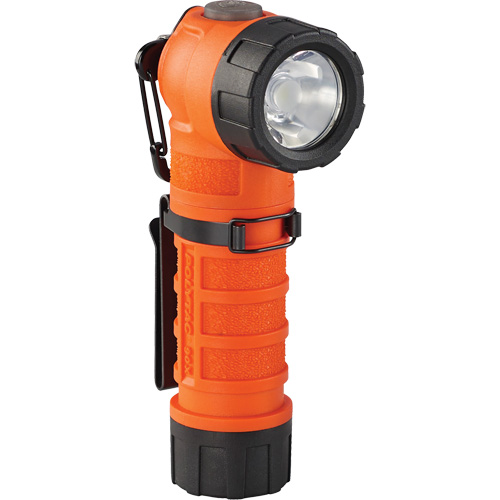 PolyTac&reg; 90 X Right Angle Flashlight, LED, CR123A Batteries, Polymer Nassau Supply