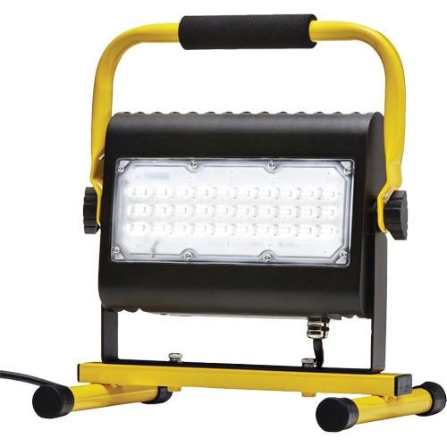 Flood Light, LED, 50 W, 4800 Lumens, Aluminum Housing Nassau Supply