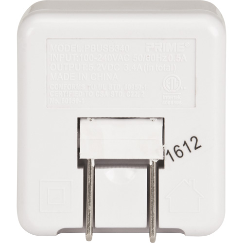 Prime&reg; High-Speed USB Charger Nassau Supply