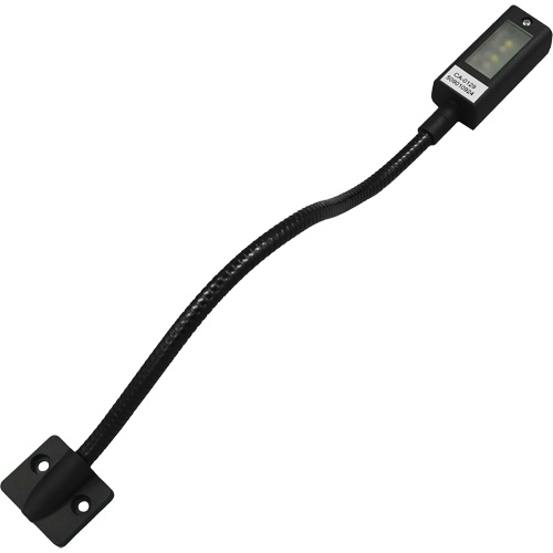 Maplight &agrave; DEL en col de cygne, 1 W, DEL, Col 12", Noir Nassau Supply