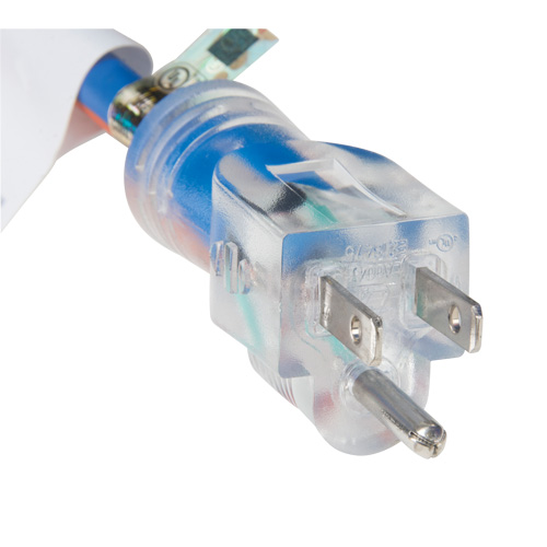 Cordon rallonge en caoutchouc TPE avec indicateur lumineux, Toutes saisons, SJEOW, AWG 12/3, 15 A, 3 prise(s), 25' Nassau Supply