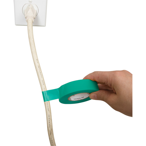 Electrical Tape, 19 mm (3/4") x 18 M (60'), Green, 7 mils Nassau Supply