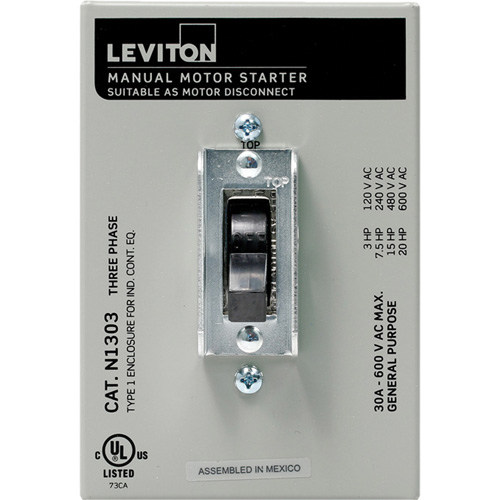 Manual Motor Controller Nassau Supply