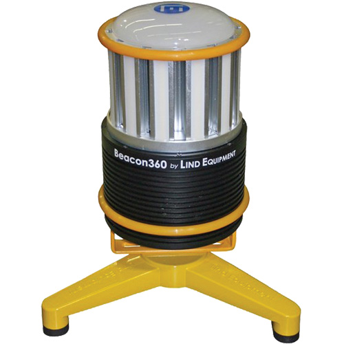 Beacon360 GO Portable Work Light with Floor Stand, LED, 45 W, 6000 Lumens, Aluminum Housing Nassau Supply