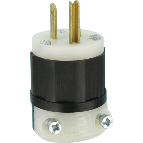 Hospital Grade Extension Plug, Nylon, 15 Amps, 125 V Nassau Supply