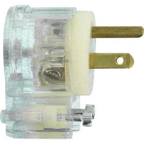 Angled Hospital Grade Extension Plug, Nylon, 15 Amps, 125 V Nassau Supply