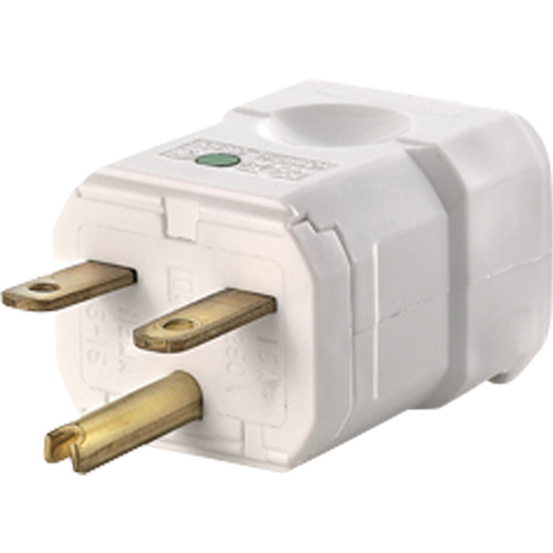Hospital Grade Extension Plug, Nylon, 15 A, 250 V Nassau Supply