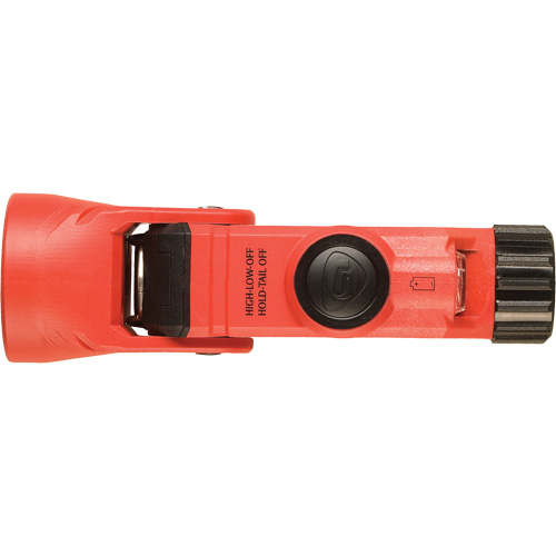 Vantage&reg; 180 X Multi-Fuel Helmet/Right Angle Flashlight, LED, Rechargeable/CR123A Batteries, Nylon Polymer Nassau Supply