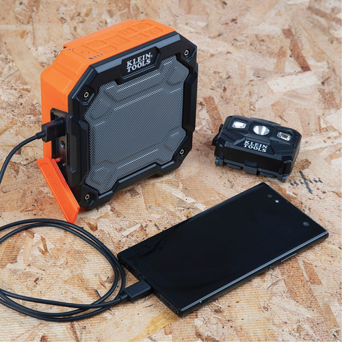 Haut-parleur Bluetooth avec aimant et crochet (outil seulement), Lithium-ion Nassau Supply