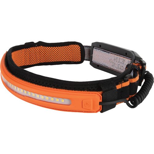 Widebeam Headlamp with Strap, LED, 575 Lumens, 4 Hrs. Run Time, Rechargeable Batteries Nassau Supply