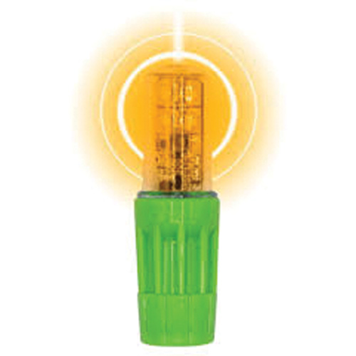 Lampe &agrave; DEL tr&egrave;s lumineuse Rocket II pour les fouets d'avertissement style &agrave; douille 1156, Clignotement, Ambr&eacute;e Nassau Supply