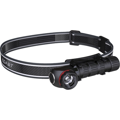 Lampe frontale avec clip de poche et aimant 2780R, DEL, 1250 lumens, 6 hres de fonctionnement, piles Rechargeable Nassau Supply