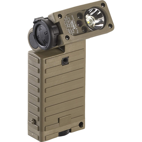 Lampe militaire haute puissance &agrave; deux carburants Sidewinder X avec t&ecirc;te basculante, DEL, 275 lumens, Piles AA Nassau Supply