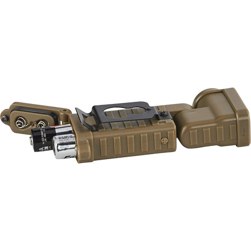 Lampe militaire haute puissance &agrave; deux carburants Sidewinder X avec t&ecirc;te basculante, DEL, 275 lumens, Piles AA Nassau Supply