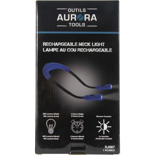 Lampe de travail, Lampe tour de cou, Rechargeable, 300 lumens Nassau Supply