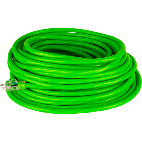Industrial Extension Cord, All-Weather, SJTW, 10/3 AWG, 15 A, 100' Nassau Supply