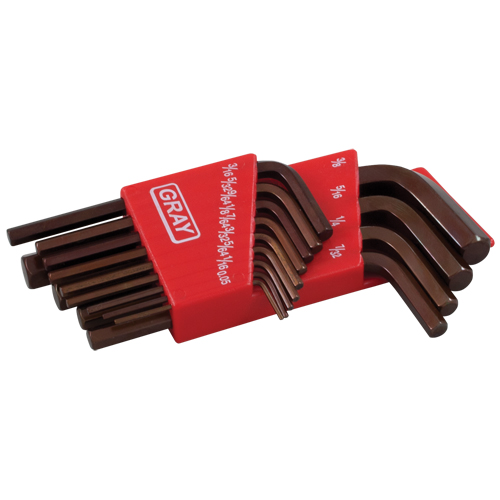Short Arm Hex Key Set, 13 Pcs., Imperial Nassau Supply