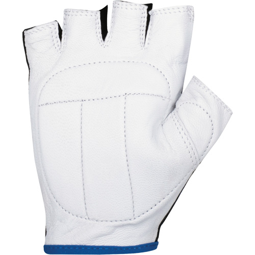 Vibration Dampening Fingerless Gloves, Size X-Large, Goatskin Palm Nassau Supply
