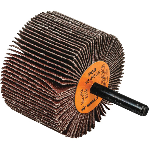 Disque &agrave; lamelles Coolcut, Oxyde d'aluminium, Grain 60, 2-1/2" x 1-1/2" x 1/4" Nassau Supply