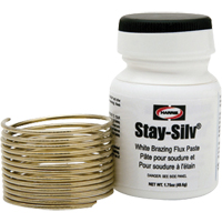 Safety-Silv<sup>®</sup> 45 General Purpose Brazing Alloy, Lead-Free, 45% Silver 30% Copper 25% Zinc, Solid Core, 0.125" Dia. 848-1305 | Nassau Supply