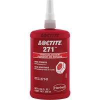 Threadlocker 271 , Red, High, 250 ml, Bottle Nassau Supply