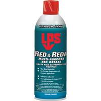 Red & Redi Multi-Purpose Red Grease, 16 oz., Aerosol Can AA873 | Nassau Supply