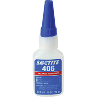 Adh&eacute;sif instantan&eacute; Prism 406, Transparent, Bouteille, 0,7 liq. oz. Nassau Supply