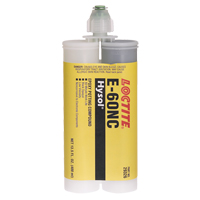 E-60NC™ Electrically Non-Corrosive Structural Adhesives, 400 ml, Dual Cartridge, Two-Part, Black AF096 | Nassau Supply