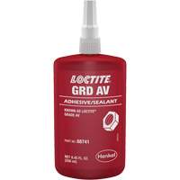 Letter Grade AV Threadlocker, Red, High, 250 ml, Bottle Nassau Supply