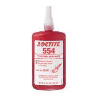 554™ Thread Sealant, Bottle, 10 ml, -53.89° C - 148.89° C/-65°F - 300°F AG435 | Nassau Supply