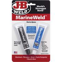 MarineWeld Epoxy, Two-Part, Tube, 3 oz., Grey Nassau Supply