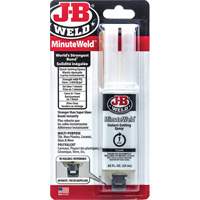 MinuteWeld Adhesive, 25 ml, Syringe, Two-Part, Clear AG592 | Nassau Supply