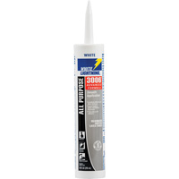 3006™ All Purpose Adhesive Caulk, 295 ml, Cartridge, White AG833 | Nassau Supply