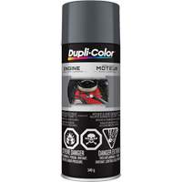 Peinture &agrave; &eacute;mail avec c&eacute;ramique pour moteur, Fonte grise, Tr&egrave;s brillant, 12 oz, Canette a&eacute;rosol Nassau Supply
