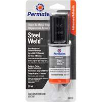 Steel Weld™ Epoxy, 25 ml, Syringe, Two-Part, Grey AH077 | Nassau Supply