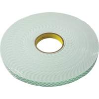 Double-Coated Foam Tape, 33 m (108') L x 18 mm (3/4") W, 62.5 mils, Urethane Nassau Supply