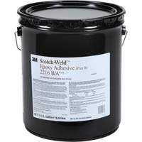 Scotch-Weld Adhesive, 5 gal., Pail, Two-Part, Grey Nassau Supply