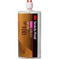 Scotch-Weld Adhesive, 400 ml, Cartridge, Two-Part, Clear Nassau Supply