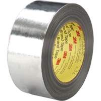 High-Temperature Aluminum Foil/Glass Cloth Tape, 7.3 mils Thick, 25.4 mm (1") x 33 m (108') Nassau Supply